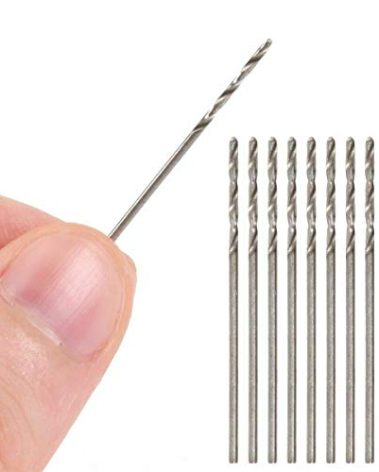 20 Pcs 1.5 mm HSS Micro Twist Drill Bit, Mini High Speed Steel Drill for Wood, Plastic, Soft Metal