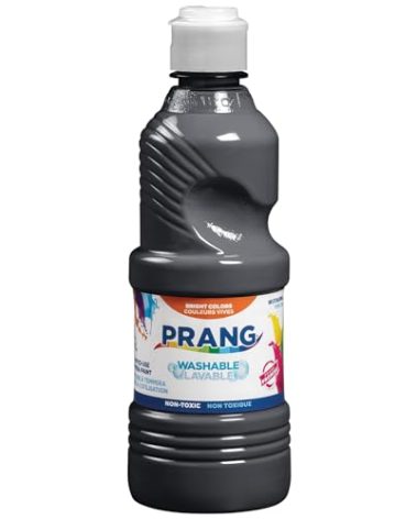 Prang Washable Tempera Paint, Black, 16 Oz., 1 Count