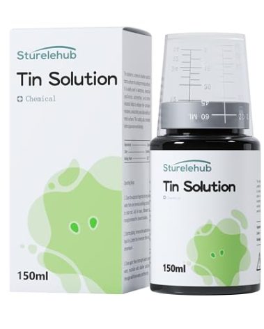 Tin Plating Soluiton, 150ml, Tin Plating Slution, Excellent Corrosion Resistance, Excellent Electrical Conductivity, Easy to Weld