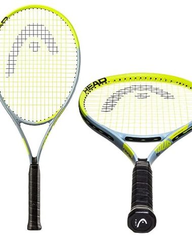 HEAD Tour Pro Tennis Racket - Pre-Strung Light Balance 27 Inch Racquet - 4 3/8 in Grip, Yellow