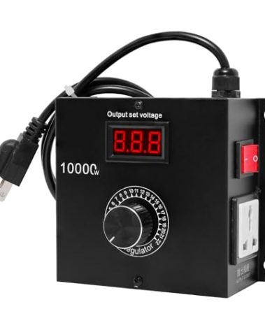 GRDM 10000W SCR AC Variable Speed Controller, Fan and Motor Speed Control 120V-220V AC, 22A, Ideal for Electric Tools, Kettles or Stoves