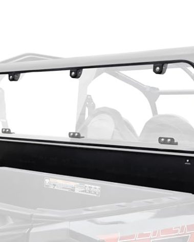 SAUTVS Rear Windshield for Polaris General 1000/XP 1000/4 2016-2025 Accessories, Rear Full Windshield Window Lock Panel Kit, Replace #2881112