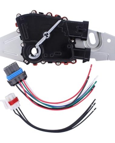 MOTOKU Park Neutral Position Back-up Lamp Safety Switch w/Connector Wire Harness Kit for 4L60E 4L80E Transmission Express Suburban Silverado Avalanche Savana Sierra Yukon C/K Escalade 1995-2003