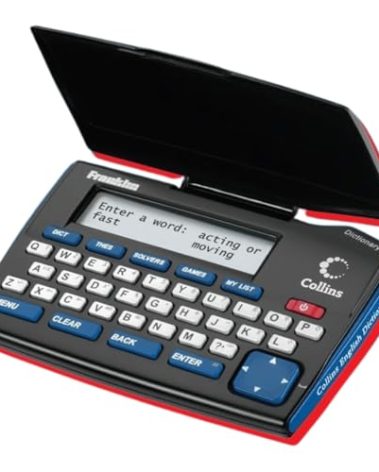 Franklin Collins English Digital Dictionary Express Edition - Electronic Dictionary, Your Language Companion with Thesaurus, Games & Converters - Dictionary with Synonyms and Antonyms