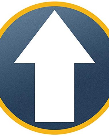 10 PCS Arrow Floor Sticker Directional Floor Decal Vinyl Sign Non-Slip Removable Reusable Commercial Grade Sign