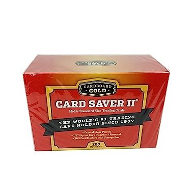 Card Saver 200 Cardboard Gold 2 Semi-rigid Card Holders