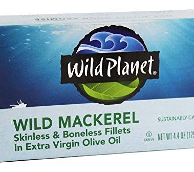 Wild Planet, Mackerel Wild Fillets Olive Oil, 4.4 Ounce