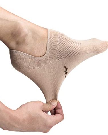 Pro Mountain Thin No Show Socks Women Seamless Wide Toe Box For Health Size S Beige 6 Pack Liner Thin Footies Casual Sneakers Loafer Flats US Shoe 6-8