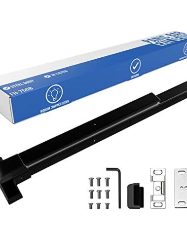 FORTSTRONG Push Bar Panic Exit Device (Black) - Panic Bars for Exit Doors - UL Listed Grade 1 ADA Emergency Exit Door Push Bar Certified - FS-750B