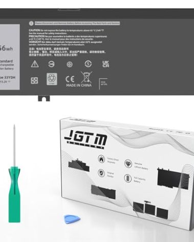 JGTM 56Wh 33YDH Battery Replacement for Dell 17 7000 7779 13 7353 17 7778 15 7778 15 7577 P30E 7786 7773 3779 G5 7588 3579 5587 G7 G3 Latitude 13 3380 14 3490 15 3590 3580 3500mWh 15.2V