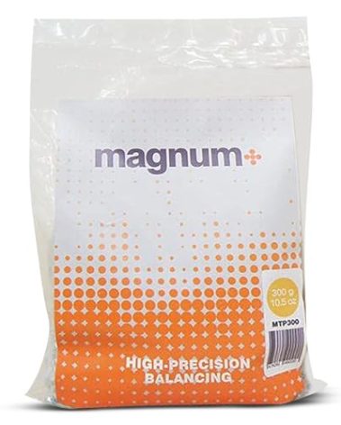 magnum+ Tire Balancing Beads for Trucks, Trailer, Off-Road Vehicles – TPMS Compatible Tempered Glass Wheel Balance Beads – One Bag x 10.5oz/300g