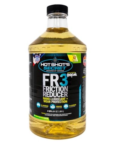Hot Shot's Secret Friction Reducer FR3 64oz. Synthetic Oil Additive Protects Engine & Improves Performance, Friction Modifier for Gas & Deisel Engines Increases Fuel Economy HSSFR332Z