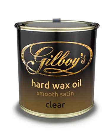 Gilboys Hard Wax Oil - Interior Wood Finish - 500ml - All Natural, Quick Drying, Water & Heat Resistant - Perfect for Sealing & Finishing Kitchen worktops, Stairs, Floors, Doors & Dining Tables…