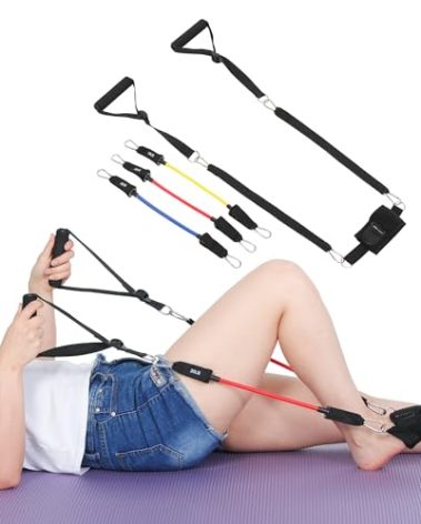 JFMkaer Knee Replacement Recovery Aids, Hip/Knee Rehabilitation Equipment After Knee Surgery - Leg Stretcher Exercise Improve Mobility and Flexibility for Knee Pain