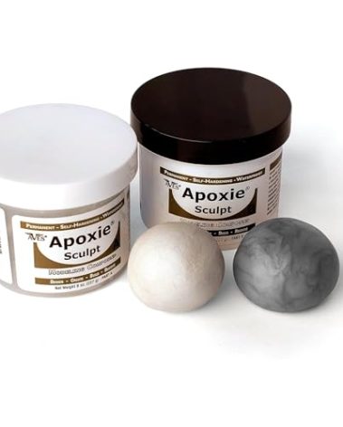 Apoxie Sculpt - 2 Part Modeling Compound (A & B) - 1 Pound, White/Stone White