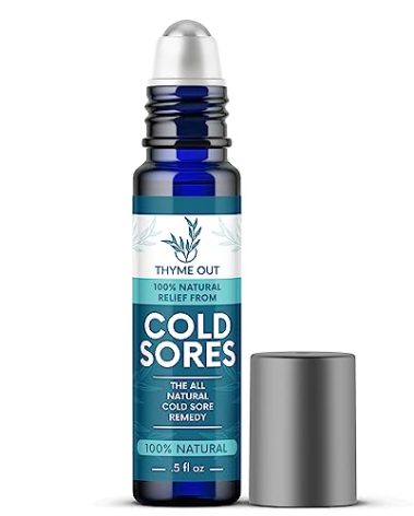 Thyme Out Cold Sore Treatment - Cold Sore & Fever Blister Treatments - Cold Sore Treatment for Lips & Fever Blister Treatment for Lips