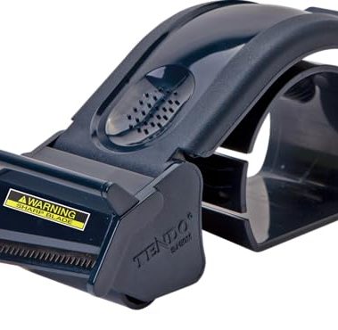 SJ-50M Navy | TENDO Basic Line | Smart Packing Tape Dispenser, Easy Cut Tape Gun, for 45~50mm Tape Width and 3" Tape core