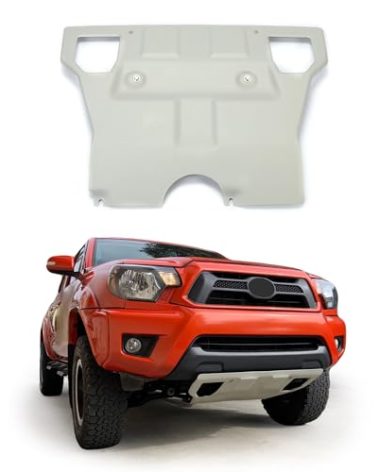 ECOTRIC Front Skid Plate Compatible with 2005-2015 Toyota Tacoma 2.7L 4.0L Engine Splash Shield Under Tray Skid Plate Replace for PT212-35075