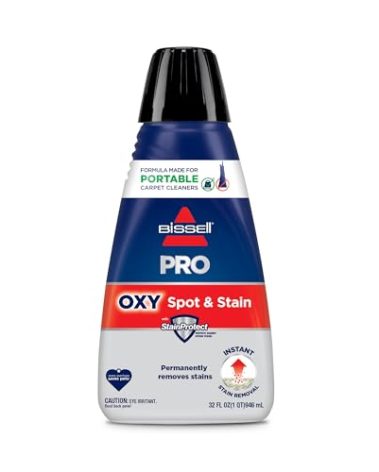 Bissell Professional Spot and Stain + Oxy Portable Machine Formula, 32 oz, Single, 32 Fl Oz