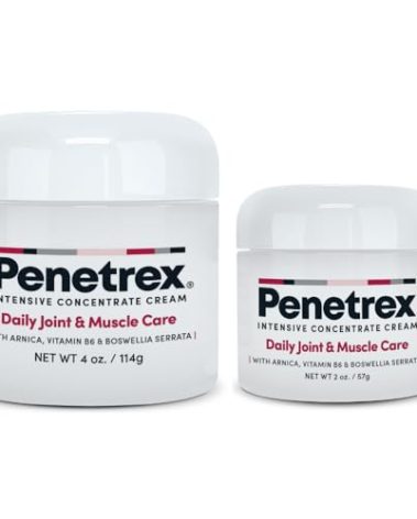 Penetrex Joint & Muscle Therapy Duo - Soothing Relief for Back, Neck, Hands, Feet & Nerves - Rub with Arnica, Vitamin B6 MSM & Boswellia - 2oz, 4oz