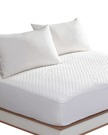 Queen Size Waterproof Mattress Protector Fitted Mattress Pad Cover with Deep Pocket Up to 18''