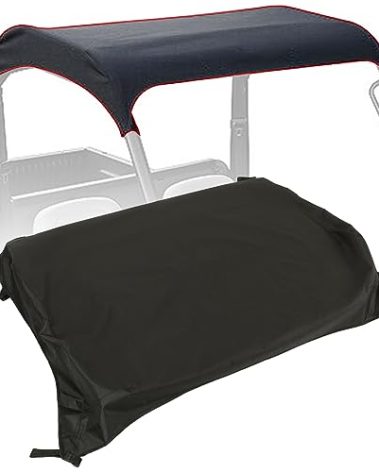 KUAFU Soft Roof Compatible with John Deere HPX & XUV Gator with OPS (Rollbar) System XUV 620i 625i 825i 825M 855i 855M HPX 615 815 Replacement for LP93127 Soft Roof Top Panel