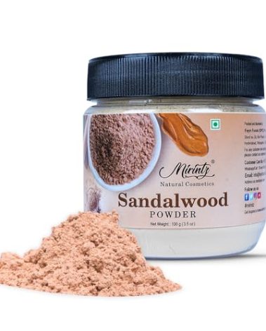 100% Natural Sandalwood Powder | (3.5 Oz) Chandan Powder for Women & Men | Herbal Sandalwood Powder for Face & Skin | Ayurvedic Face Pack for Glowing Skin, Tan Removal Mask & Natural Face Pack