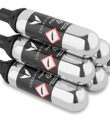 Coravin Argon Capsules - Patented Cap & Seal Technology - 6 Pack