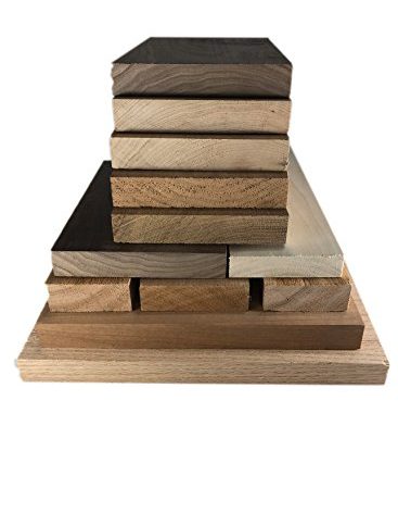 Hardwood Lumber Assortment - Mixed Species - Large Box of Hobby Wood - Perfect Boards - Clear Lumber. NO Scrap, Defects, Knots, and/or End Checks. Lumber Perfect for Odds and Ends.