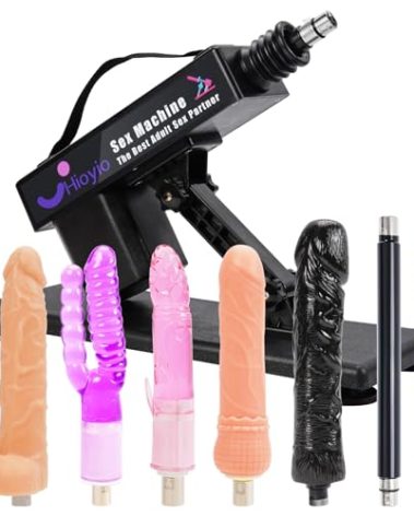 Sex Macine Automatic Thrusting Dildo Machine for Men with 7 Adult Realistic Dildo Attachments for Women Fucking Sex Toys for Couple with 3XLR Connector