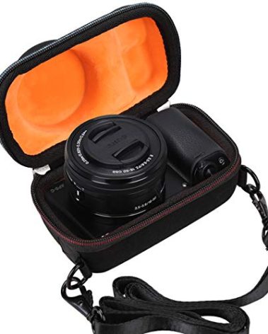 Mchoi Hard EVA Travel Case for Sony Alpha a6000/a6400/a6600/a6100/a5100 Mirrorless Digital Camera, Case Only