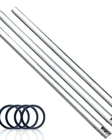 118"/3m Stainless Metal Tube Crossbar for Studio Backdrop Wall Mount System - Holder Pole