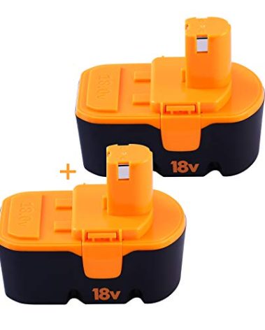 3600mAH Ni-Mh Replacement Battery for Ryobi 18V Battery P100 P101 ABP1801 ABP1803 BPP1820 Compatible with Ryobi Battery 18 Volt Tools 130224028 130224007 Cordless Power Tools 【2 Packs 3.6Ah 18V】