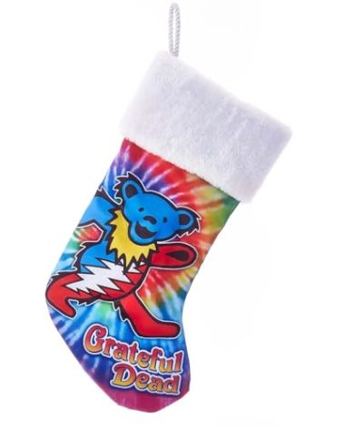 Kurt S. Adler Kurt Adler 19-Inch Grateful Dead Bear Printed Stocking