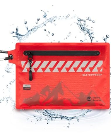 RHINO RESCUE Small First Aid Kit Ultralight Waterproof Medical Kit for Hiking, Backpacking, Cycling, Travel, Vehicles, 114pc