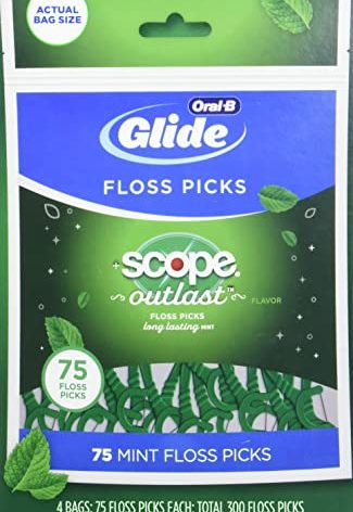 Oral B Complete Glide Floss Pick (300 Count), 300 Count