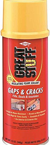 DOW CHEMICAL 157901 Great Stuff Expanding Spray Foam Sealant, 12 oz - 441002
