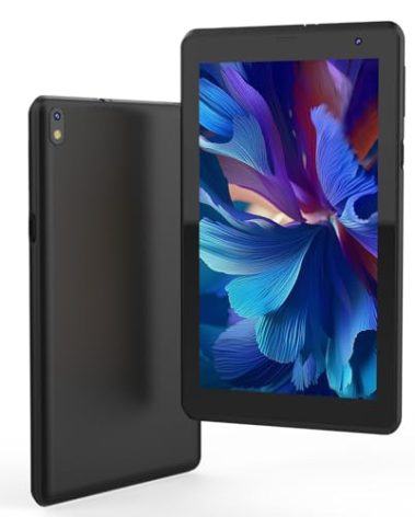 WUIUHOU 2024 Android 12 Tablet, 7 Inch IPS Touch Screen, Quad-Core, 4GB+32GB (1TB Expansion), WiFi, BT, Screen Protector, Lightweight