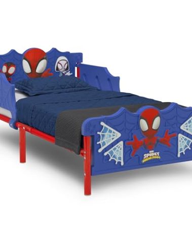 Delta Children Spidey and His Amazing Friends 3D Toddler Bed, Blue
