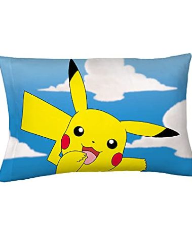 Franco Kids Bedding Super Soft Microfiber Reversible Pillowcase, 20 in x 30 in, Pokemon