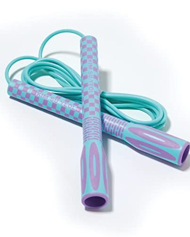 Speed Exercise Jump Rope for Men and Women - Skipping Jumping Rope for Fitness Training Workout for Adults - Great for Cardio, Boxing, CrossFit (Special Luxury, KA-220, Made in Korea) Mint-blue