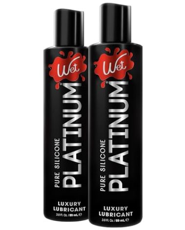 Wet Platinum Silicone-Based, 3 Fl Oz (2-Pack)