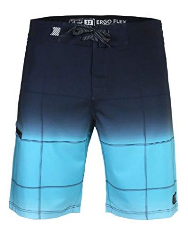 Beautiful Giant Men's Summer Beach Swim Pocket Board Shorts(36,FADEDPANE Blue)