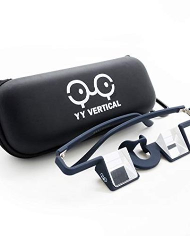 YY Vertical - Plasfun First Belay Glasses Sturdy and Comfortable Belay/Prism Glasses for Rock Climbing Dark Blue