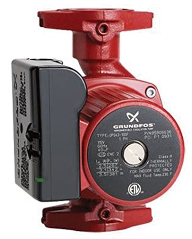 Grundfos 95906636 Ups43-100F Pump 1/3 Hp, 115V Stainless Steel