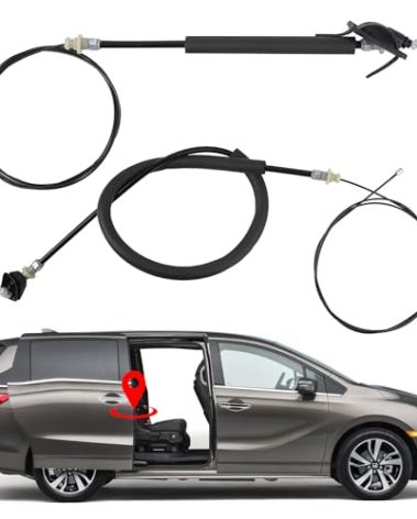 Power Sliding Door Cable Kit 72546-TK8-A01 for Honda Odyssey 2011 2012 2013 2014 2015 2016 2017 2018 2019 2020 Left & Right Side Sliding Door Cable W/O Motor Replace 72546TK8A01, 72546 TK8 A01