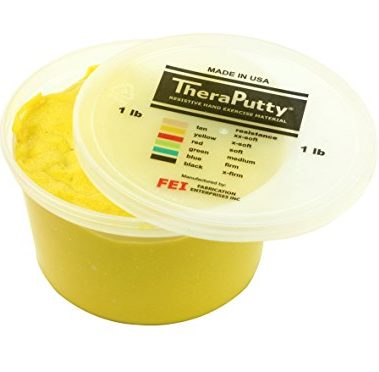 CanDo Sparkle Theraputty - 1 lb - Yellow - X-Soft