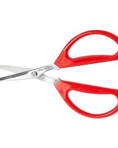Joyce Chen Original Unlimited Kitchen Scissors All Purpose Kitchen Shears With Comfortable Handles, Red