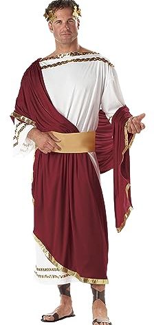 California Costumes mens Adult-caesar Adult Sized Costume, White/Wine/Gold, One Size US
