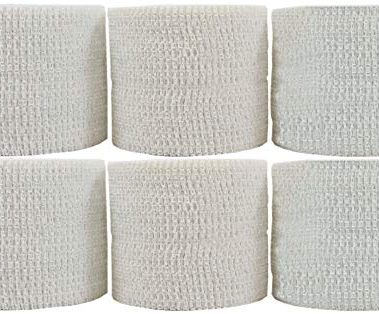 Powerflex 2" Stretch Athletic Tape - 6 Rolls, White